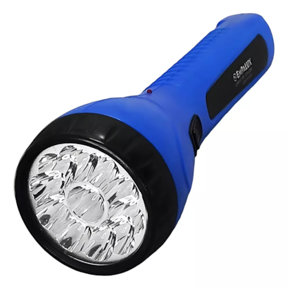 Lanterna Recarregavel Empalux 11 Led Biv Azul