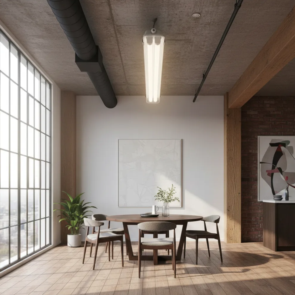 Centro Elétrico | Luminaria Hermetica Empalux Ind 2X28 A 54W G5G13