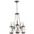 Lustre 3 Lampadas Metal envelhecido Madelustre Imperio 2463 3