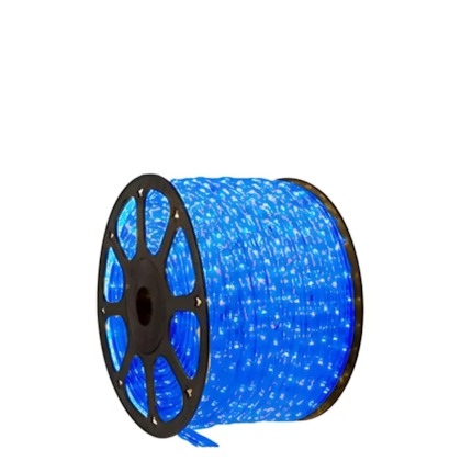 Mangueira Led Luminosa 13mm 2 Fios Azul 220v