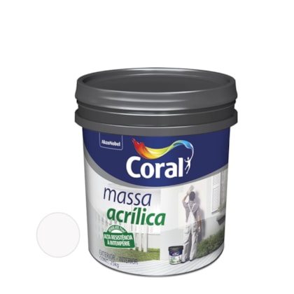 Massa Acrilica Balde 25kg-Coral