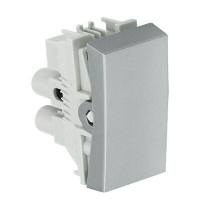 Modulo Simon Interruptor Simples 10a 250v Aluminio Fosco 30 30101-34