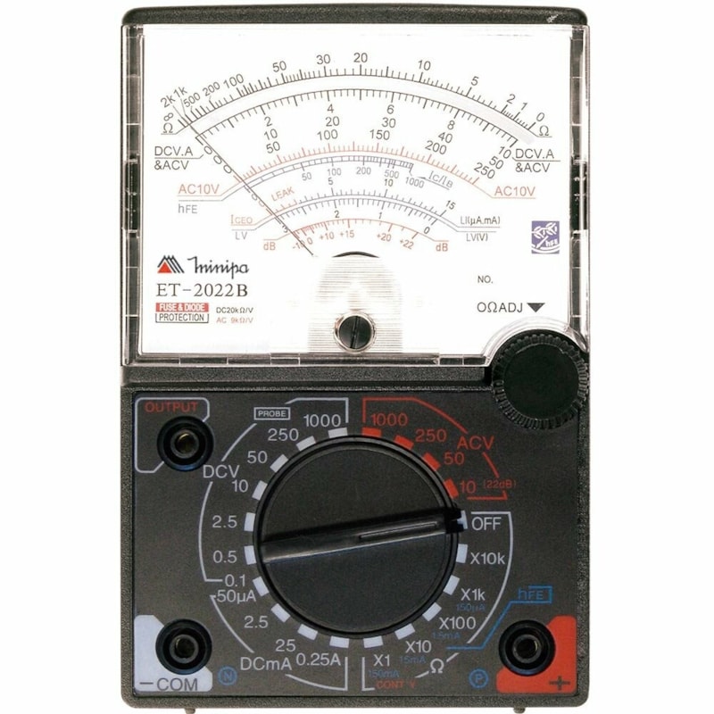 Multimetro Analogico Minipa Et-2022b 20kohms/V