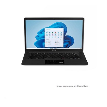 Notebook Ultra 14.1 Pol Celeron N4020 4gb 500gb Hdd Windows 11 Preto-UB232