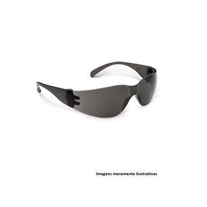 Oculos de Seguranca 3M Virtua Lente Cinza Antirrisco e Antiembacante Protecao UV CA