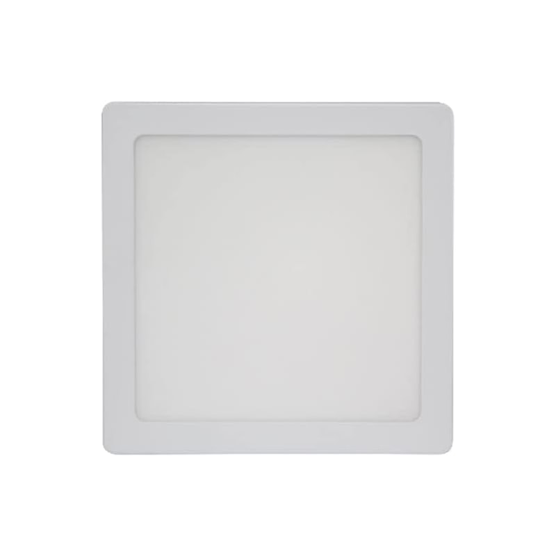 Painel Led Blumenau Sobrepor  Quadrado 12w 6.500k Biv 160mm em Aluminio