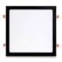 Painel led Embutido quadrado 24w 6500k preto Bronzearte