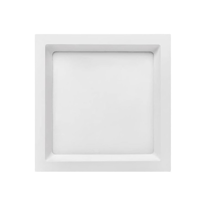 Painel LED Embutir 18w Branco Quente Deep Quadrado Bivolt 1400lm Stella