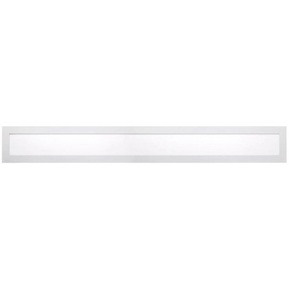 Painel Led Retangular De Embutir Slimtech Fit 45w Bivolt Branco 124,5x15,5cm 4000k Luz Branca-Bronzearte