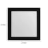 Painel Led Sobrepor Quadrado Preto 18W Bronzearte Home  Preto 225x225mm Bivolt