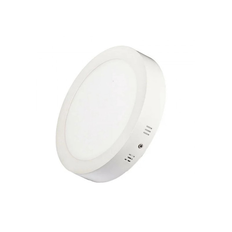 Painel Led Sobrepor Redondo Downlight 18w 2700k Elgin