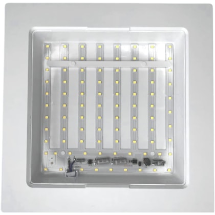 Painel Led Taschibra 12w Lys Quadrado Embutir 4000k