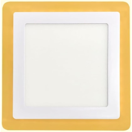 Painel Led Taschibra Embutir 12w+4w Quadrada 6500k+3000k