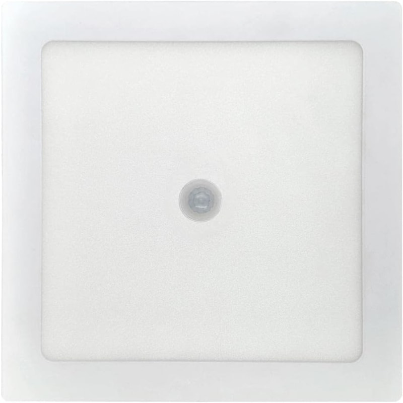 Painel Motion Sensor Embutir  Led Quadrado 24w 6500k