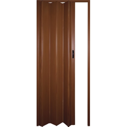 Porta Sanfonada PVC 70 x 2.10M Perlex Mogno