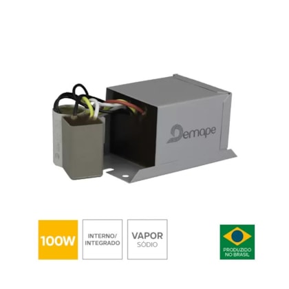 Reator Demape interno vapor de Sodio 100w Afp Ence 220v