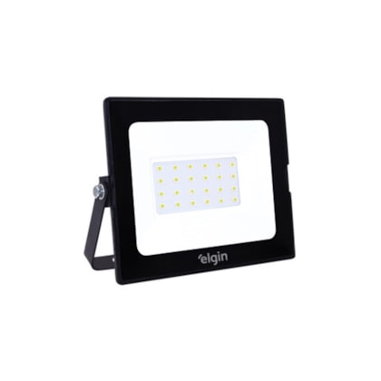 Refletor Led 100w Elgin 6500k Bivolt Monofasico Branco Frio