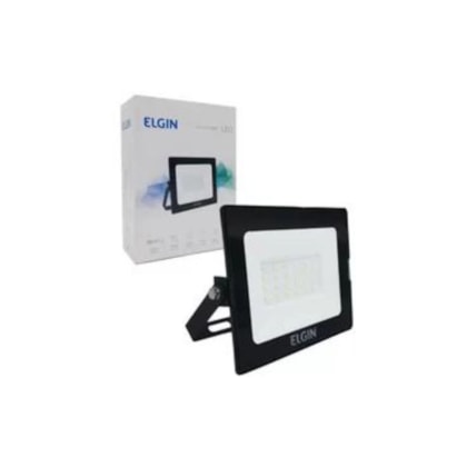 Refletor Led 100w Elgin 6500k Bivolt Monofasico Branco Frio