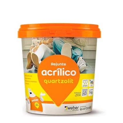 Rejunte Quartzolit Acrilico Branco 1kg