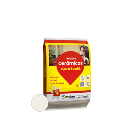 Rejunte Quartzolit Ceramicas Branco 1kg