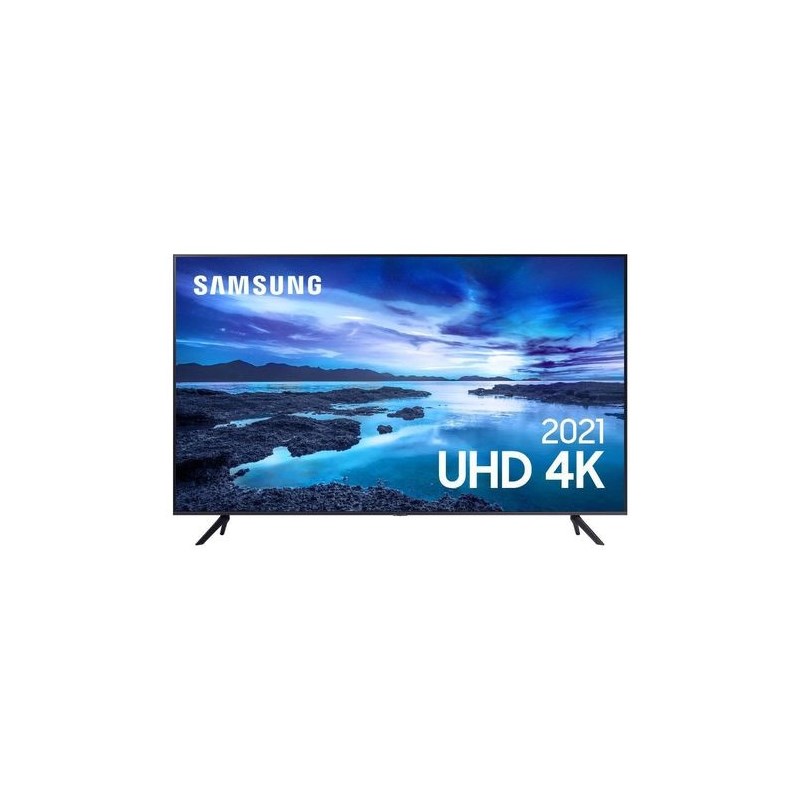 Samsung Smart TV UHD 4K 65 com Processador Crystal 4K, Controle Unico, Alexa Built in e Wi-Fi-65AU7700
