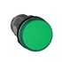 Sinalizador 22mm plastico monobloco 24v cc ca verde  XA2EVB3LC