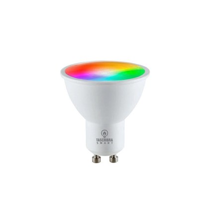 Smart Lampada Taschibra Wi-Fi Led 4,8w Mr16 Rgb
