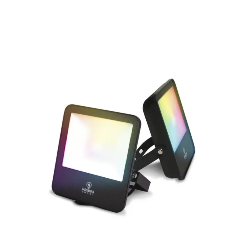 Smart Refletor Taschibra Wi-Fi Led 50w Rgb+Cct Preto