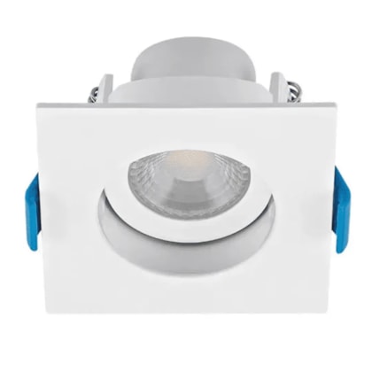 Spot embutido Stella Easy MR11 Evo Led Integrado 3W 3000K Recuado Direcionavel Branco STH21910BR/30