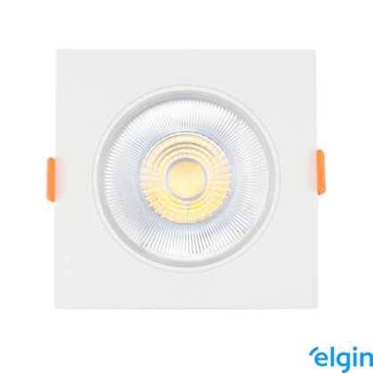 Spot Led Quadrado Embutir 5W MR16 Branco Frio 6500K  Elgin 48spot5wqbf0