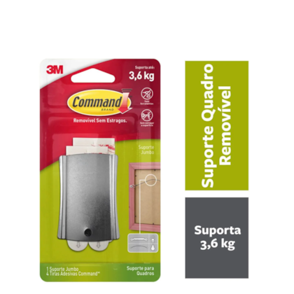 Suporte 3M Quadrado Metal Command Gr