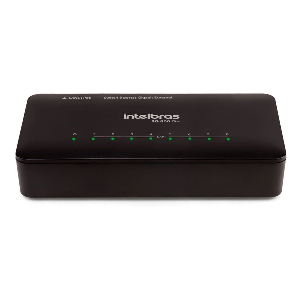 Centro Elétrico | Switch Intelbras Nao Gerenciavel 8p Sg 800 Q+ Ckd