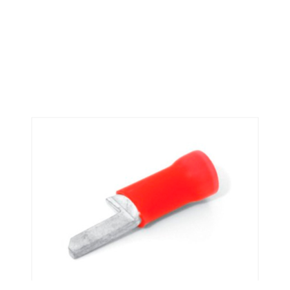 Terminal Pino Tubular 35,0mm Pt1912 Vermelho