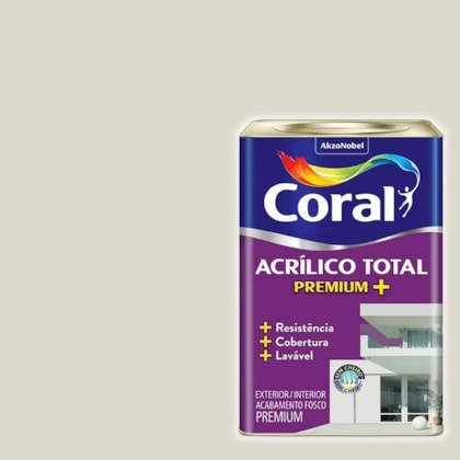 Tinta Acrilica Premium Fosca Protecao Sol & Chuva Branco Gelo 18 Litros