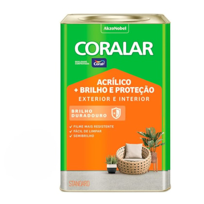 Tinta Coral Brilho e Protecao 18l Branco