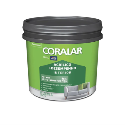 Tinta Coral Coralar Acrilica 15 litros Branco