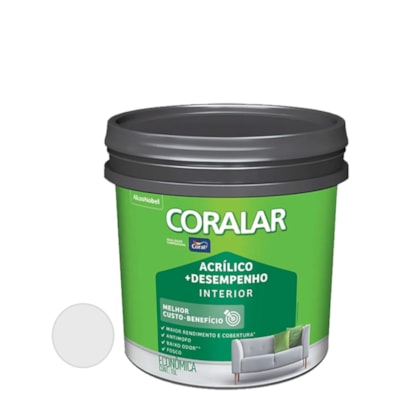 Tinta Coral Coralar Acrilica 15 litros Branco