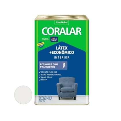 Tinta Coral Coralar Economica 15l Branco Gelo