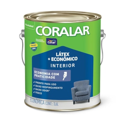 Tinta Coral Coralar Lat Mais Eco Neblina Paulista 3,6l