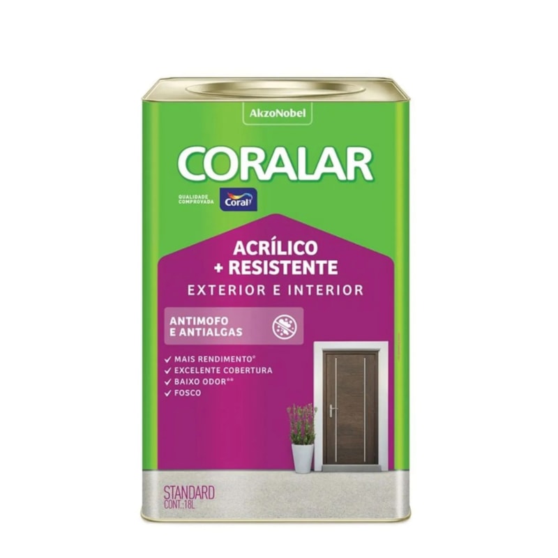 Tinta Coral Coralar Mais Resistente 18l Pedra Preciosa