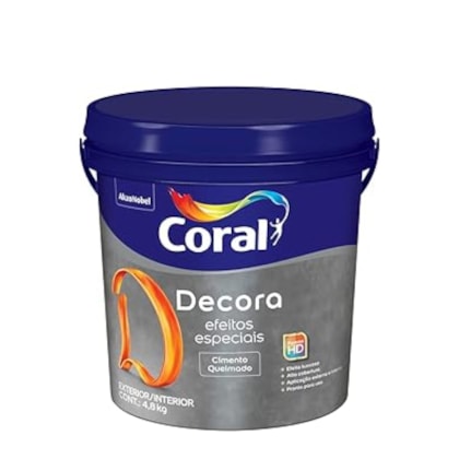 Tinta Coral Decora Ef Cimento Que Tubarao Branco 4,8kg