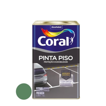 Tinta Coral Pinta Piso 18 Litros Verde Quadra