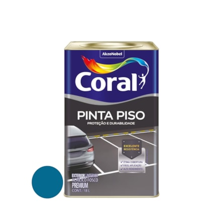 Tinta Coral Pinta Piso 18l Azul