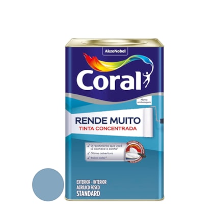 Tinta Coral Rende Muito 16l Azul Dos Andes