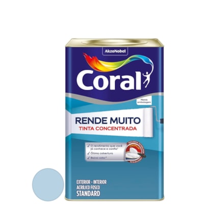 Tinta Coral Rende Muito 16l Azul Sereno