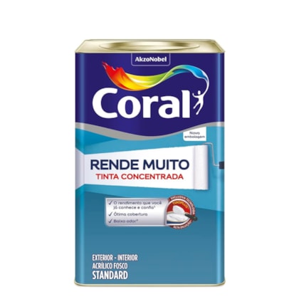 Tinta Coral Rende Muito 18 Litros Branco