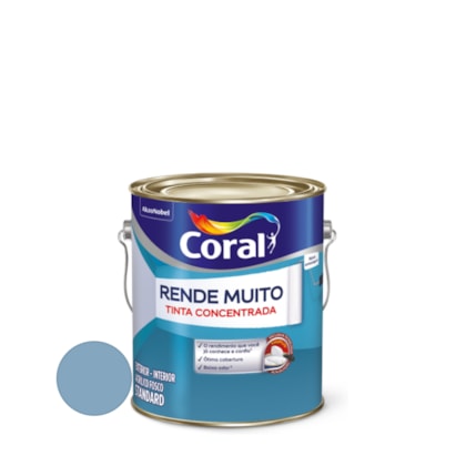 Tinta Coral Rende Muito 3,2l Azul Dos Andes