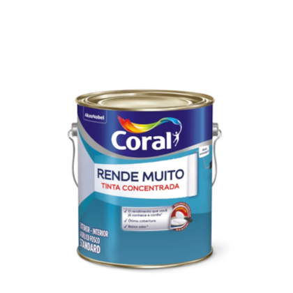 Tinta Coral Rende Muito 3,2l Azul Dos Andes