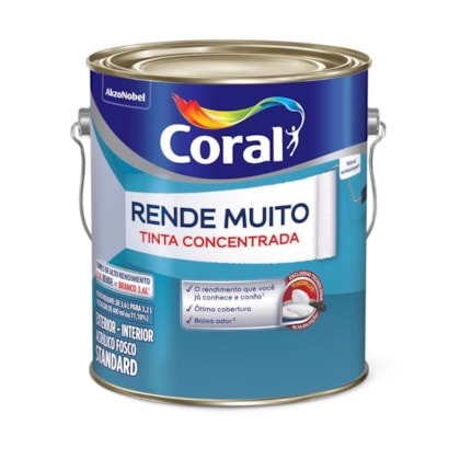 Tinta Coral Rende Muito 3,2l Branco Gelo