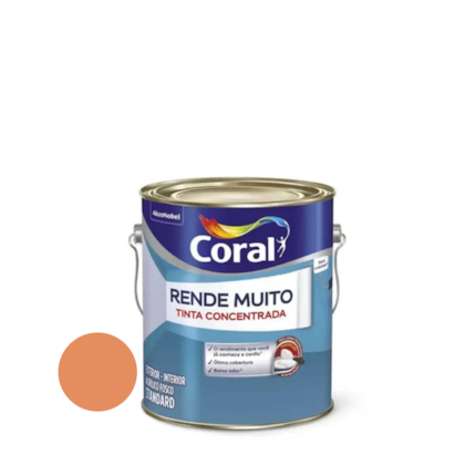 Tinta Coral Rende Muito 3,2l Laranja Imperial